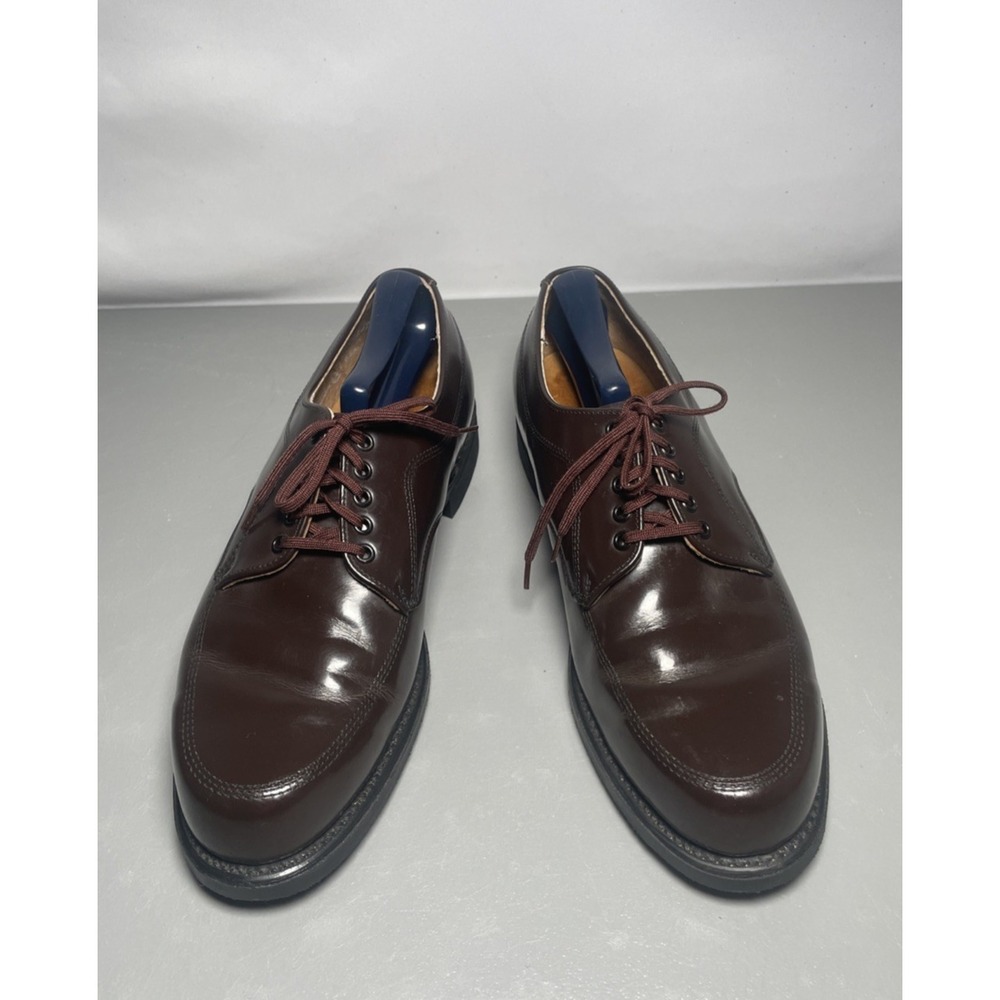 VELVET-EEZ USPS Postman Mason Shoes Oxblood Burgundy Leather Oxfords Mens 10.5 E